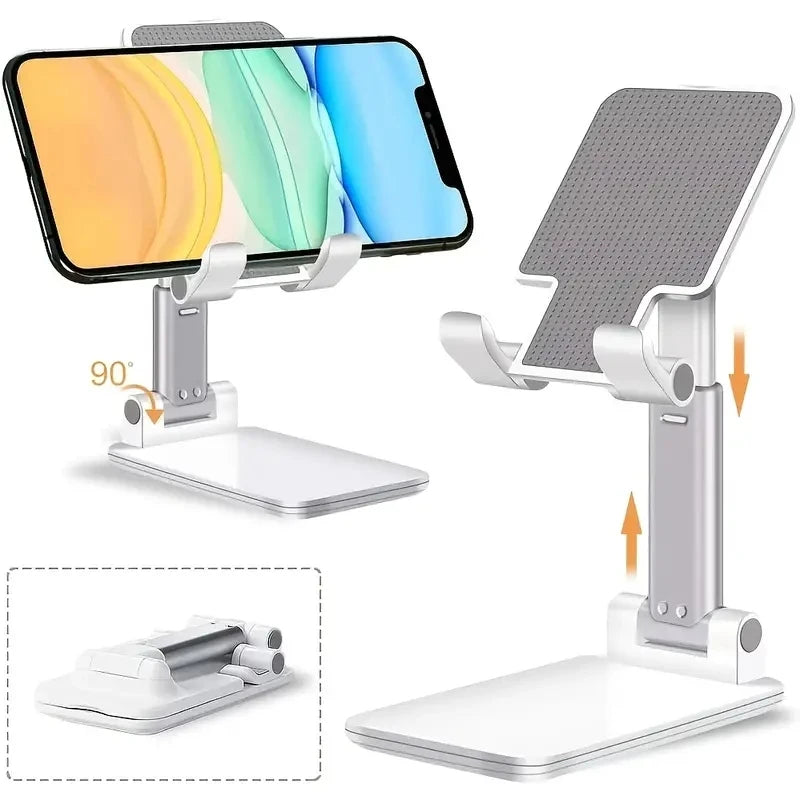 Suporte de Telefone Móvel Ajustável, Suporte de Mesa Universal para Celular, iPhone, iPad, Xiaomi, Desktop Tablet