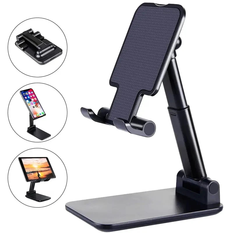 Suporte de Telefone Móvel Ajustável, Suporte de Mesa Universal para Celular, iPhone, iPad, Xiaomi, Desktop Tablet